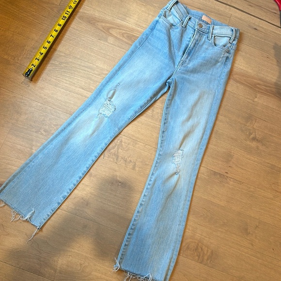 MOTHER The Hustler Ankle Fray in Not So Chill Pill - Picture 6 of 12